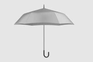 3d rendering, the umbrella with white background photo