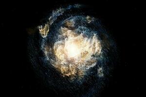 3d representación, el magnífico espiral nebulosa. el universo antecedentes. foto