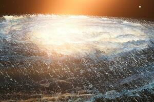 3d rendering, the magnificent spiral nebula. The universe background. photo