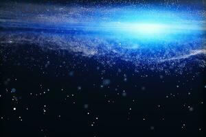 3d rendering, the magnificent spiral nebula. The universe background. photo