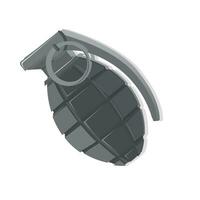 Illustration of a combat grenade vector