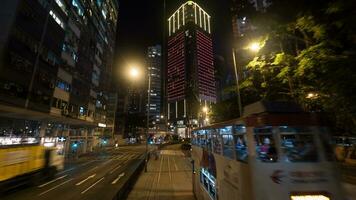 Night view of Hong Kong photo