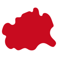 Vienne carte. L'Autriche carte. carte de Vienne ville dans rouge Couleur png