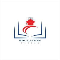 Education logo design vector template