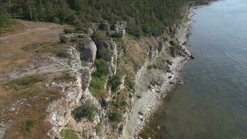 hogklint im Gotland, Schweden durch Drohne 3 video