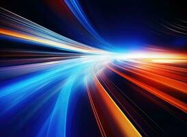 Abstract background of motion speed lines design photo