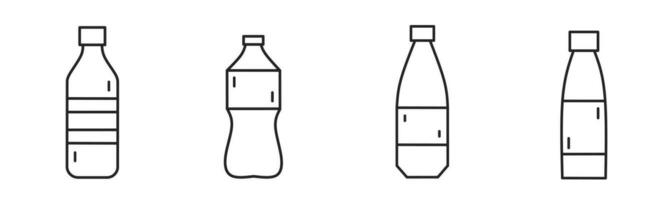 Bottle icon template. Stock vector illustration.