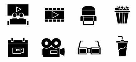 cine icono ilustración. valores vector. vector