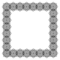 frame openwork napkin vintage with lace around the perimeter vector