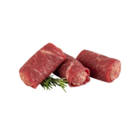 fresco carne de porco bacon rolos cortar Fora isolado transparente fundo png