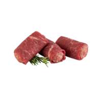 Fresco Cerdo tocino rollos cortar fuera aislado transparente antecedentes png