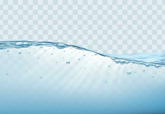 Realistic Detailed 3d Pure Water Splash. Vector