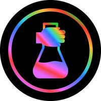 Holding Flask Vector Icon