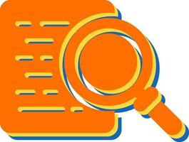 Document Search Vector Icon