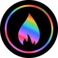 Flame Vector Icon