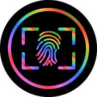 Fingerprint Vector Icon