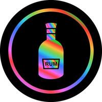 Bottle of Rum Vector Icon