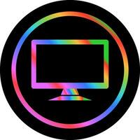LCD Screen Vector Icon