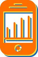 Mobile Analytics Vector Icon