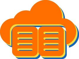 Cloud Training Vector Icon