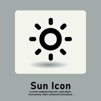 Sunrise or sunset icon vector isolated on white background.