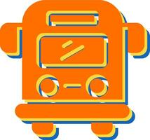 icono de vector de bus