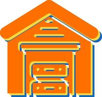 Data Warehouse Vector Icon