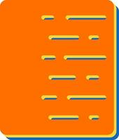 Document Align Right Vector Icon