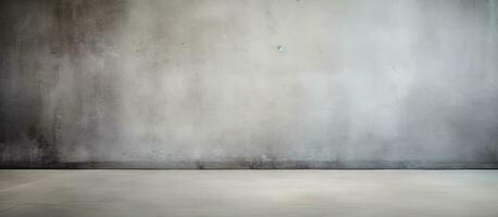 Background of a cement floor with a polished concrete texture appearing dirty and blurry photo