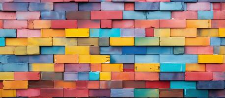 Miscellaneous abstract art background for wall advertising with colorful textures photo