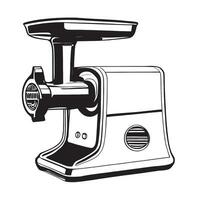 Meat grinder simple sketch hand drawn Vector illustration