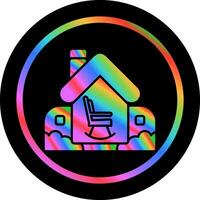 Retirement Home Vector Icon