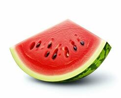 Cut watermelon isolated photo