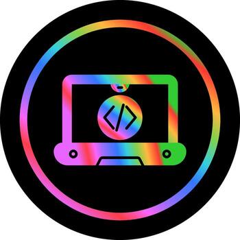 icono de vector de codificación