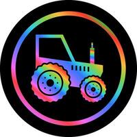 icono de vector de tractor