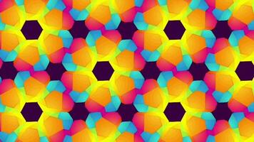 a colorful pattern with many different shapes video