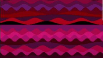 ondulé violet et rouge rayures modèle video
