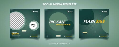 Business social media post template vector