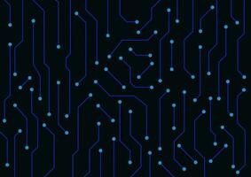 Graphics design circuit on mainboard with circuit vector illustration