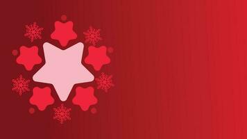 Abstract Christmas ornaments in red and white background. This creative minimal background will make your project more stunning and interesting.You can use this background as banner or party flyer. vector