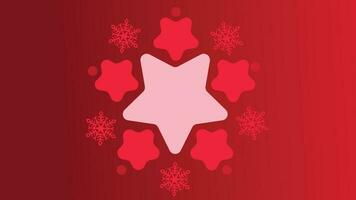 Abstract Christmas ornaments in red and white background. This creative minimal background will make your project more stunning and interesting.You can use this background as banner or party flyer. vector