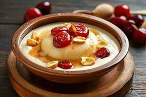 Flavors of Turkey - Authentic Turkish Dessert Temptation - Generative AI photo