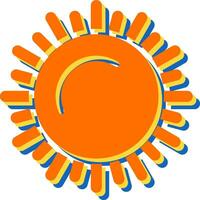 icono de vector de sol