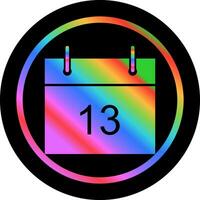 Marked Date Vector Icon