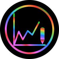 Drawing Graphs Vector Icon