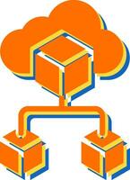 Cloud Infrastructure Vector Icon