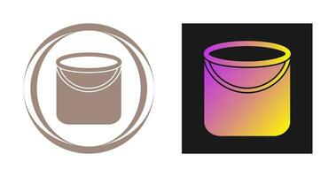 Sand bucket Vector Icon