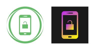 Unlocked Phone Vector Icon