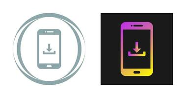 Download To Phone Vector Icon