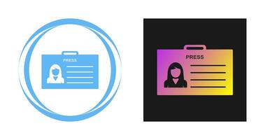 Female ID Vector Icon